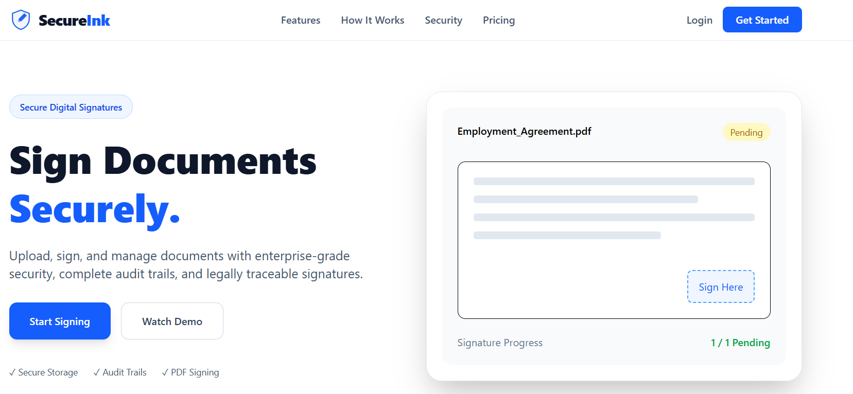 SecureInk screenshot